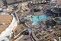 The Hilton's pool.